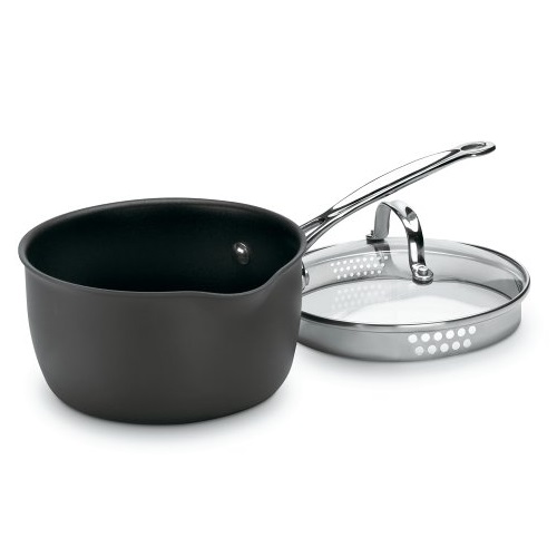 Cuisinart 619-18P Chef's Classic Nonstick Hard-Anodized 2-Quart Cook and Pour Saucepan, Only $22.99