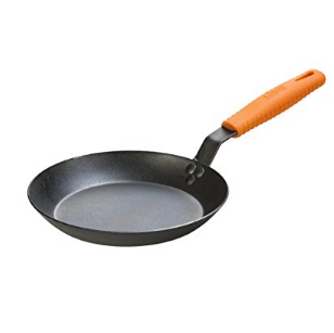 Lodge Manufacturing Company CRS10HH61 Carbon Steel Skillet, 10-inch, Black/Orange $25.57，free shipping