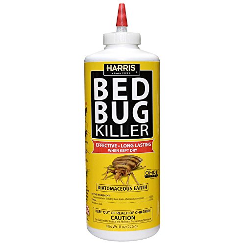 Harris Bed Bug Killer, Diatomaceous Earth Powder, Fast Kill with Extended Residual Protection (8oz), Only $9.99