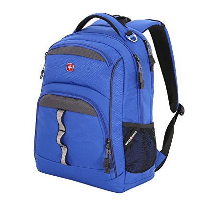 SwissGear Stockton Blue 19 Inch Backpack, Blue/Grey, One Size, Only $27.08, free shipping