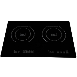 True Induction TI-2B Counter Inset Double Burner Induction Cooktop, 120V, Black $199.99