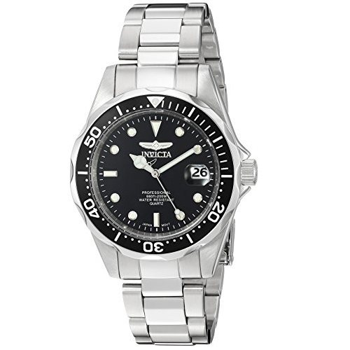 Invicta Men's 8932 Pro Diver Collection Silver-Tone Watch, Only $33.99, free shipping