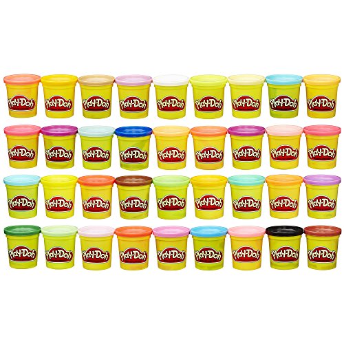 Play-Doh Modeling Compound 36-Pack Case of Colors (Amazon Exclusive), Non-Toxic, Assorted Colors, 3-Ounce Cans, Only $19.99
