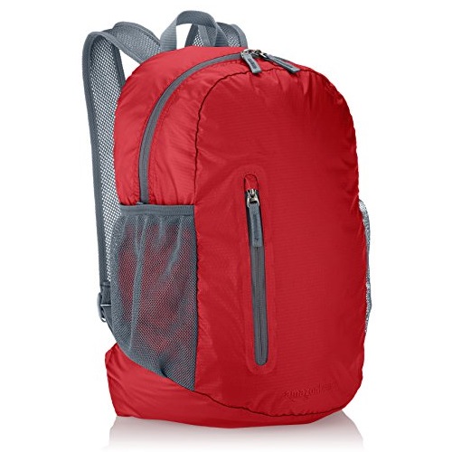 AmazonBasics Ultralight Packable Day Pack, Red, 35L, Only$11.69