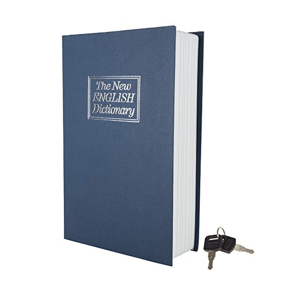 Stalwart A200017 Lock Box with Key, Diversion Book Safe (Portable Safe Box, Great for Traveling, Store Money, Jewelry, and Passport) by , Dictionary - 6 x 9 in, Only $9.41, You Save $8.15(41%)