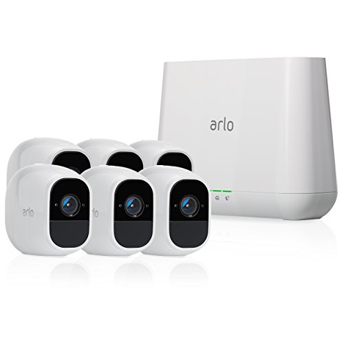 Arlo Pro 2 by NETGEAR Home Security Camera System (6 pack) with Siren, Wireless, Rechargeable, 1080p HD, Audio, Indoor or Outdoor, Night Vision,  (VMS4630P), Only $599.99, free shipping