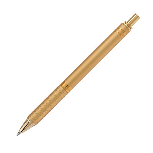Pentel EnerGel Alloy Retractable Liquid Gel Pen, Gold Barrel, Black Ink, in gift box with info band (BL407XABX), Only $6.99
