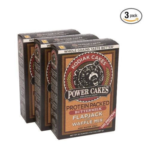 Kodiak Cakes Power Cakes, All Natural, Non GMO Protein Pancake, Flapjack and Waffle Mix, Buttermilk, 20 Ounce (Pack of 3) - Packaging may vary only $13.47