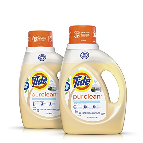 Tide Purclean Plant-based Laundry Detergent, Unscented, 2x50 oz., 64 loads, $13.19 free shipping after clipping coupon and using SS