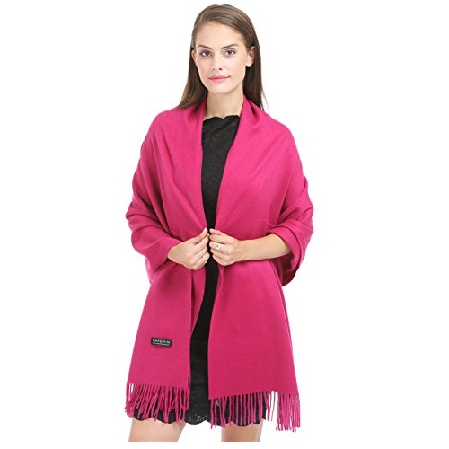 史低價！Saferin 羊絨羊毛保暖大圍巾，原價$120.00，現僅售$29.99，免運費！多色可選！