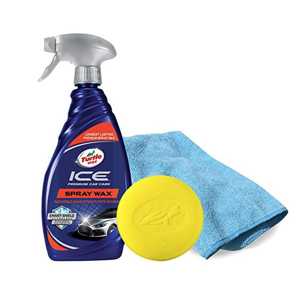 Turtle Wax T477R ICE Premium Spray Wax with Foam Applicator & Microfiber Towel only $9.99