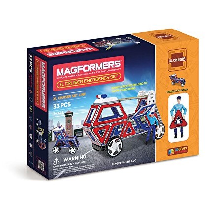 Magformers XL Cruisers Emergency Set (33-pieces) $34.01