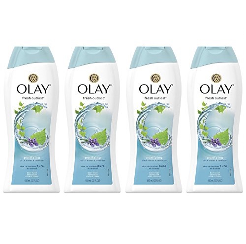 Olay Fresh Outlast Purifying Birch & Lavender Body Wash 22 oz, (4 Count), Only $18.96 after clipping coupon