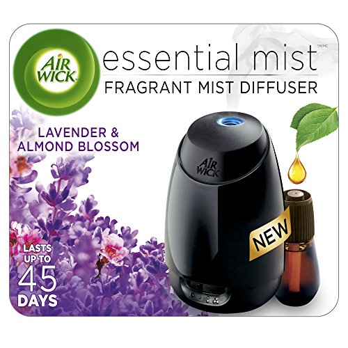 Air Wick Essential Oils Diffuser Mist Kit (Gadget + 1 Refill), Lavender & Almond Blossom, Air Freshener, Only $6.97 after clipping coupon