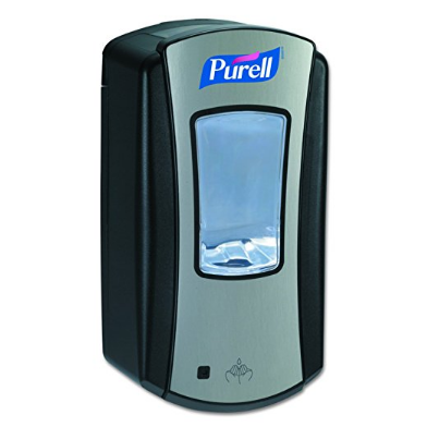 PURELL 1928-04 LTX-12 Touch-Free Hand Sanitizer Dispenser – Black, Dispenser for PURELL LTX-12 1200mL Refills $8.00