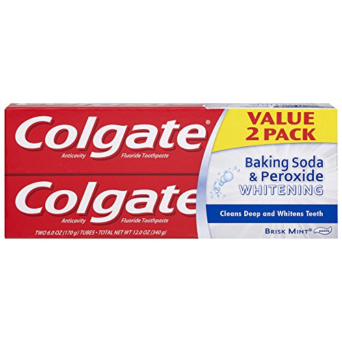 Colgate Baking Soda and Peroxide Whitening Toothpaste - 6 ounce (2 Count), Only $3.35