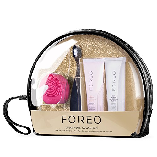 FOREO 'DREAM TEAM +' Skin & Oral Care Gift Set (Includes LUNA play plus Portable Facial Cleansing Brush + ISSA play Electric Toothbrush + 60 ml Day and Night Cleansers), Only $79.01, free shipping