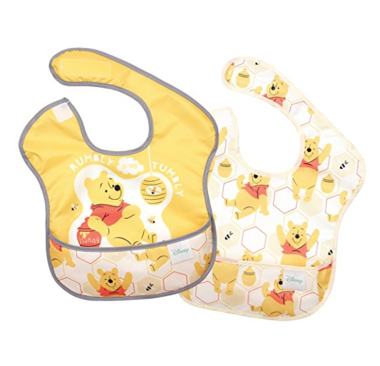 Bumkins Disney Baby Waterproof SuperBib 2 Pack, Winnie the Pooh (Hunny) (6-24 Months) only $6.98