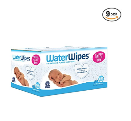 WaterWipes 敏感肌肤用宝宝湿巾，540片，现点击coupon后仅售$21.19，免运费！