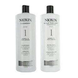 史低價！Nioxin 儷康絲 1號 防脫生髮 洗髮水、護髮素套裝，33.8 oz/瓶，現僅售$29.59，免運費
