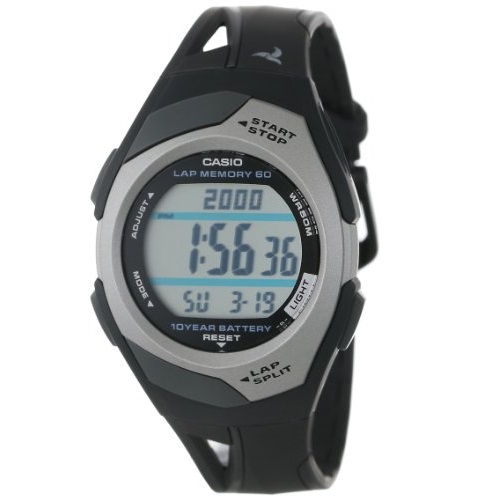 Casio STR300C-1V Sports Watch - Black, Only $14.16