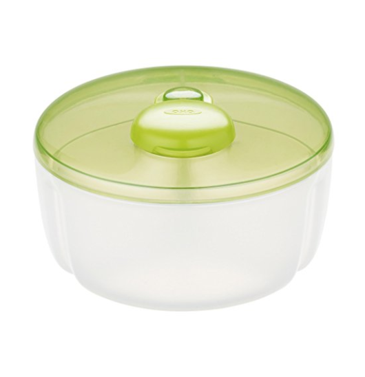 史低價：OXO Tot 寶寶3格奶粉盒 綠色，原價$5.69， 現僅售$2.99