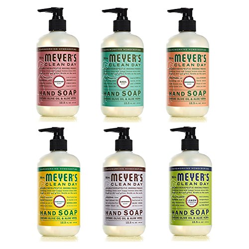 Mrs. Meyers Clean Day Liquid Hand Soap 6 Scent Variety Pack, 12.5 oz Each, Only $23.63