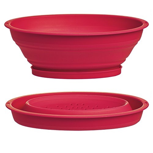 Prepworks by Progressive Collapsible Mini Colander, Red - 3.5 Cup Capacity, Only $2.89