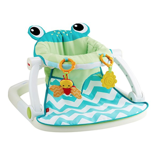 Fisher-Price Sit-Me-Up Floor Seat, Citrus Frog only $24.99