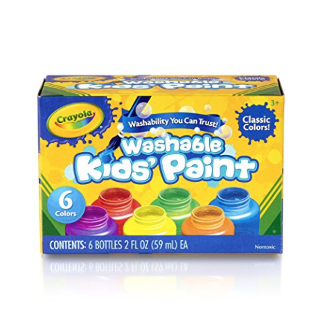Crayola Washable Kid's Paint (6 count) only $4.82