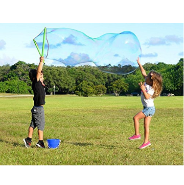 WOWmazing Kit (3-Piece Set) | Incl. Big Bubble Wand, Giant Bubble Concentrate and Tips & Trick Booklet | Outdoor Toy for Kids, Boys, Girls | Bubbles Made in the USA $14.95