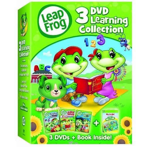LeapFrog 幼儿早教DVD套装，现仅售$9.85