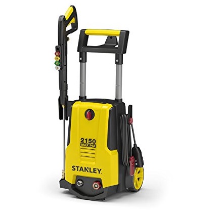 Stanley SHP2150 2150 psi Electric Pressure Washer with Spray Gun, Wand, Hose, Nozzles & High Pressure Foam Cannon, Yellow, Medium, Only $125.83, free shipping