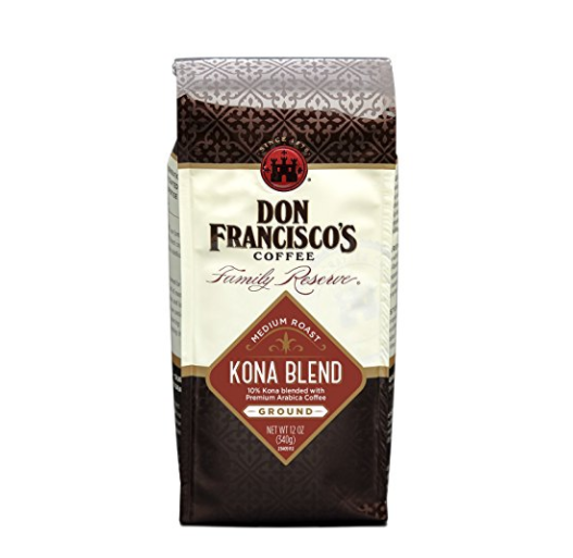 Don Francisco's Kona Blend, Ground 12 oz. Bag Family Reserve only $4.74