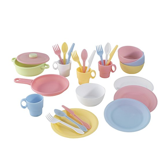 KidKraft 27pc Cookware Set - Pastel only $11.99