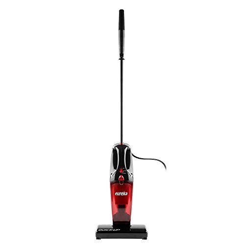 Eureka 2-in-1 Quick-up Bagless Stick Vacuum Cleaner Handheld Motorized Brush Roll, Red, Only $22.60