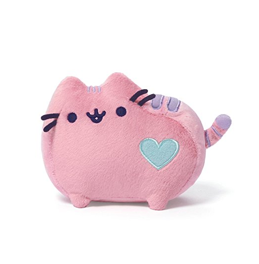 GUND Pusheen Heart Pastel Stuffed Animal Plush, Pink, 6