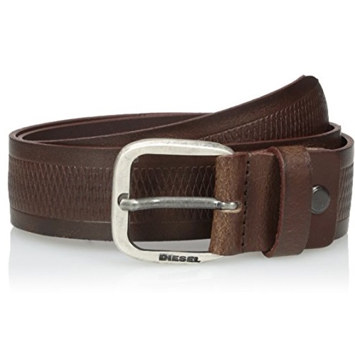 Diesel Men's Wildd Leather Belt, Only $25.40, free shipping