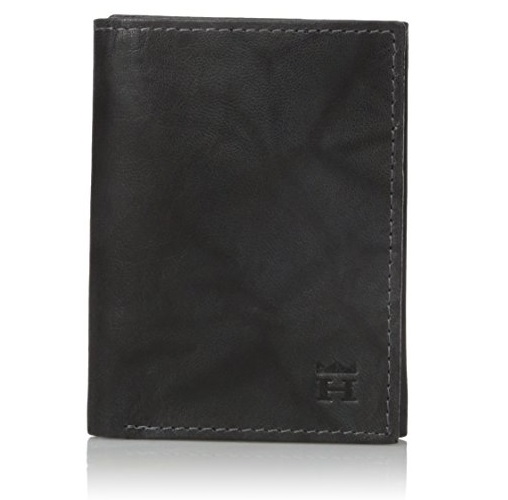 Haggar Men's RFID Blocking Antique Leather Trifold Security Wallet, Only $10.57