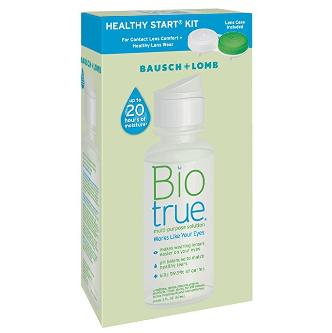 Biotrue Healthy Start Kit, 2 Fluid Ounce, $2.00  FREE Shipping, Get a $2.00 credit to spend on select items in Contact Lens Car