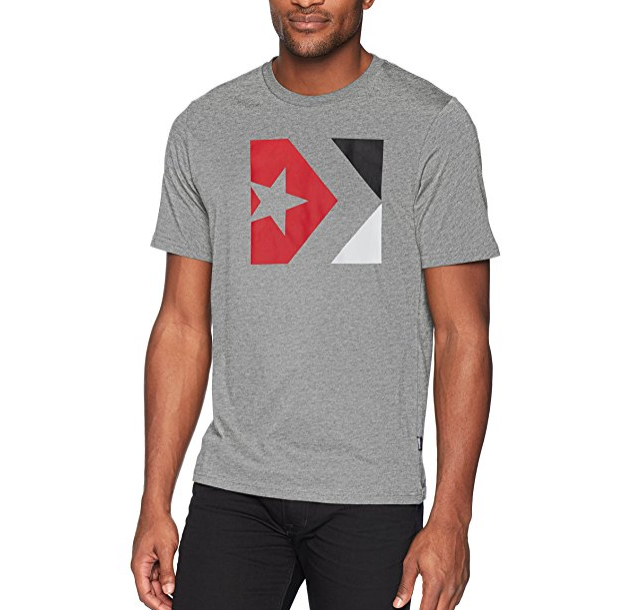 Converse Men's Star Chevron Tri-Color Short Sleeve T-Shirt only $9.40