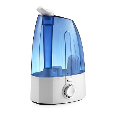 TaoTronics Ultrasonic Humidifiers,3.5L Cool Mist Humidifier for Home Baby Bedroom with Filter, Two 360°Rotatable Mist Outlets Only $21.99 after using coupon code, free shipping