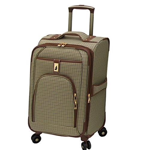 London Fog Cambridge 21 Inch Expandable Carry On, Olive, Only $68.79, free shipping