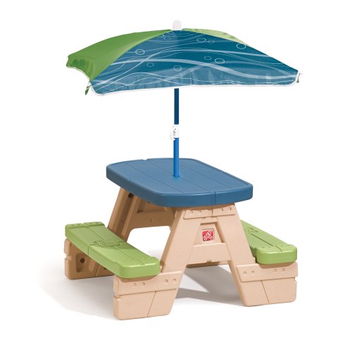 Step2 Sit and Play Kids Picnic Table With Umbrella, Only $34.38, free shipping