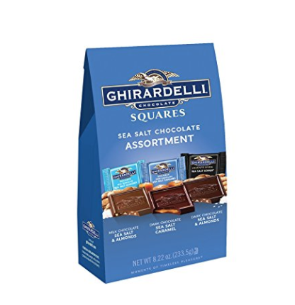 Ghirardelli Sea Salt Assorted Large Squares Bag, 8.22 Ounce, Only $7.99, You Save $0.94(11%)