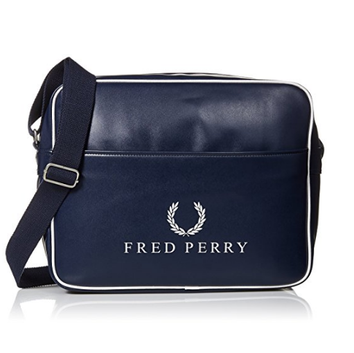 Fred Perry Vintage Mens Shoulder Bag Blue $40.08，free shipping