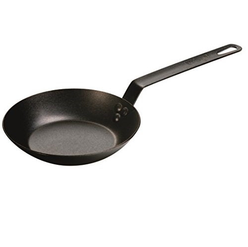 Lodge CRS8 Carbon Steel Skillet, Pre-Seasoned, 8-inch, Only $18.99