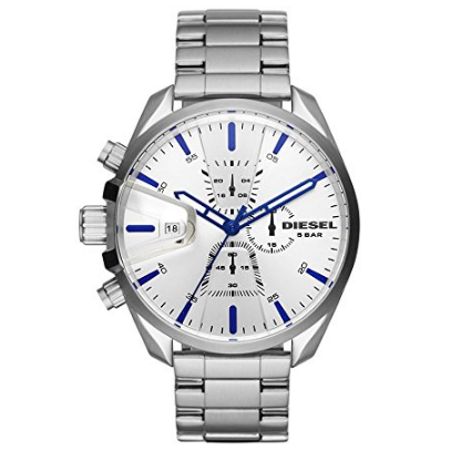 Diesel Watches Mens MS9 Chrono Stainless-Steel Watch $119.72，free shipping