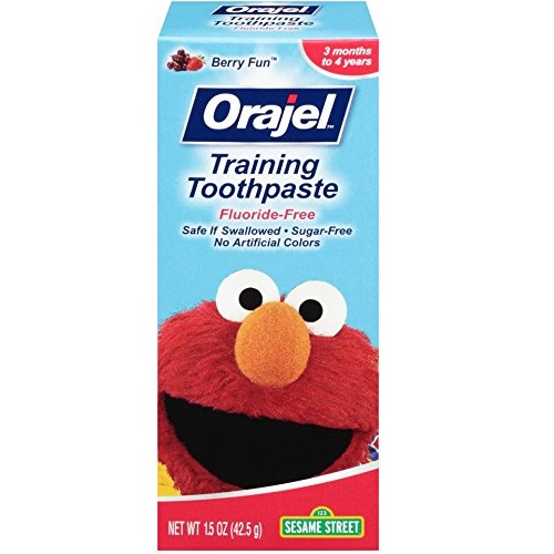 Orajel Elmo Fluoride-Free Training Toothpaste, 1.5 Oz, Only $2.88