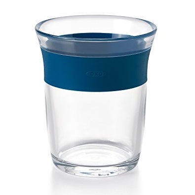 OXO Tot 兒童藍色杯，帶防滑握圈，現僅售$4.99